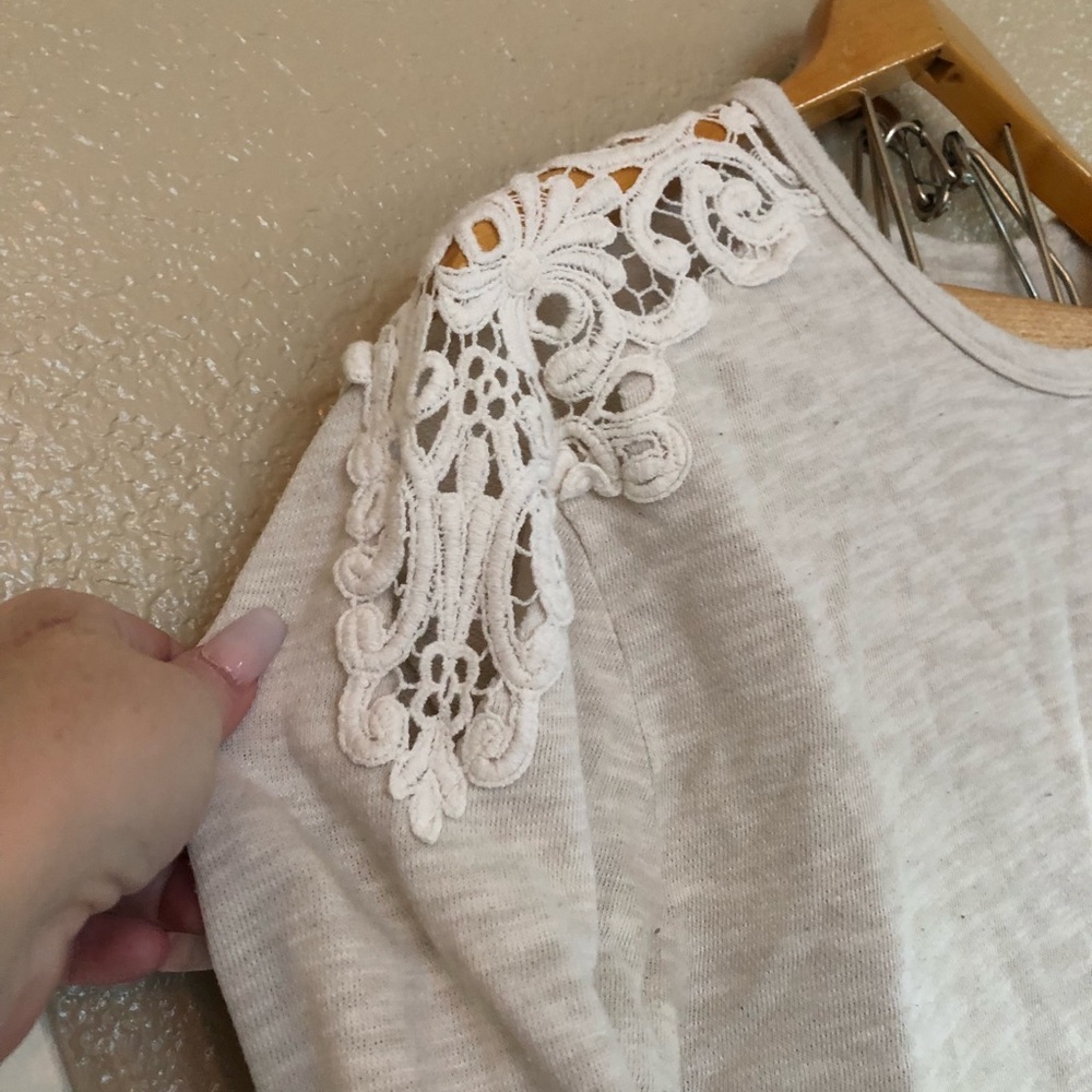 HOLLISTER Lace Inlay Sweater - Picture 2 of 3